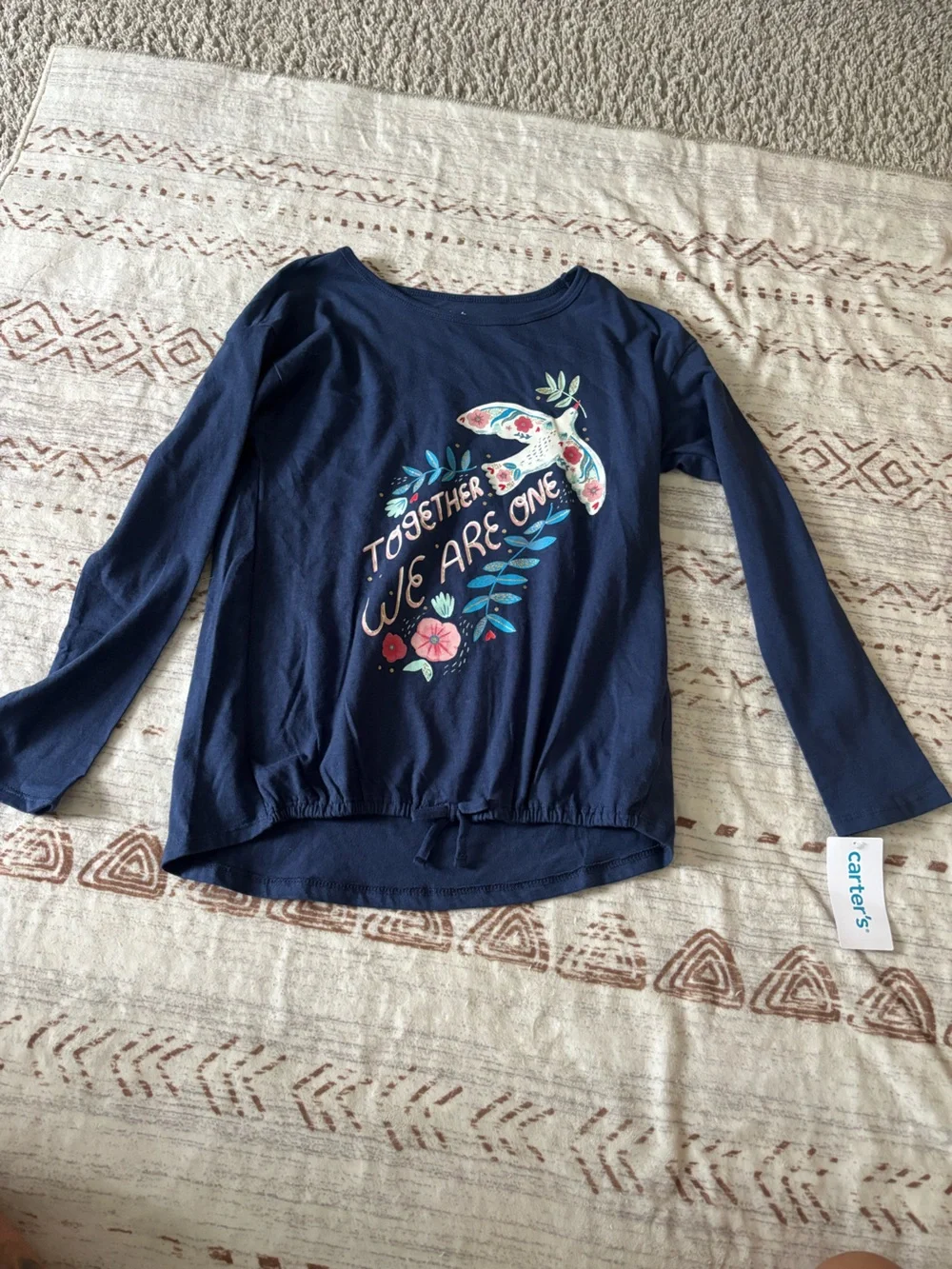 Bundle of 2 Girls’ NWT Long Sleeve Tshirts, size 8